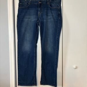 Calvin Klein Men’s Straight Leg Jeans W38 L32 Dark Blue